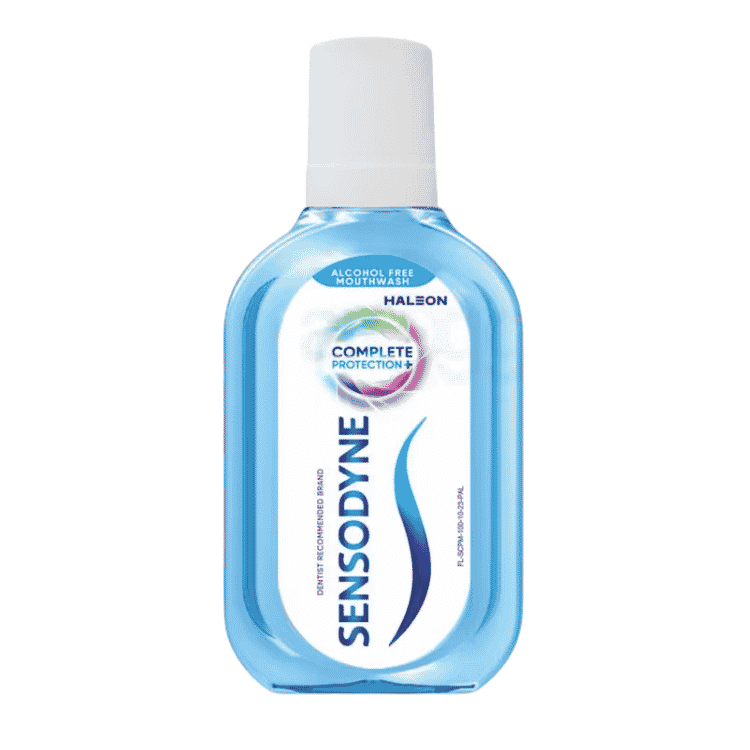 Sensodyne Mouthwash Complete Protection+, All in One Mouth Wash for Sensitivity Protection, Strong teeth and lasting freshness, Pack of 100ml